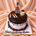 Whiskey Theme Cake | Stylish Birthday Cake for Him