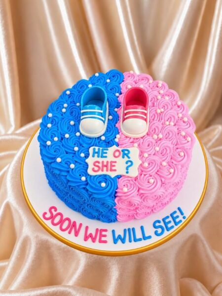 Gender Reveal Cake