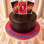 UNO Theme Birthday Cake