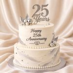 25th Anniversary Cakes